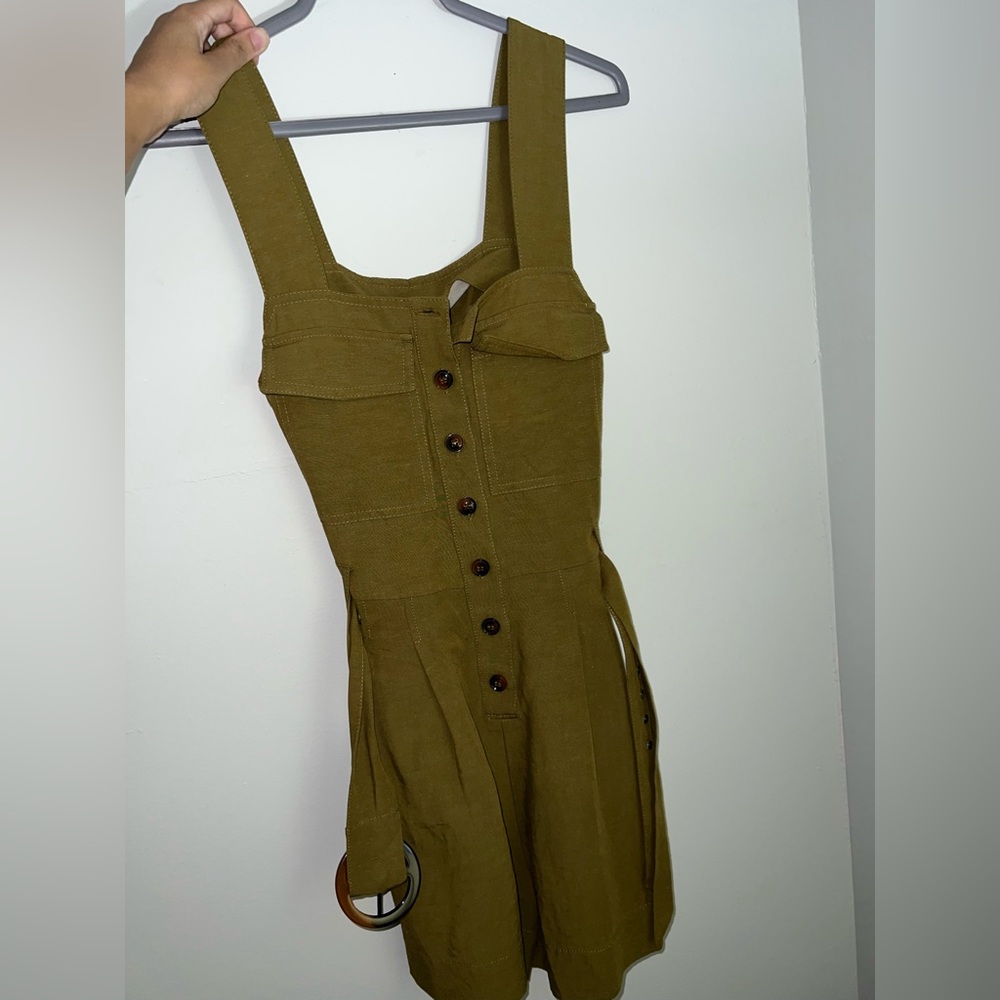 H&M / Olive green romper